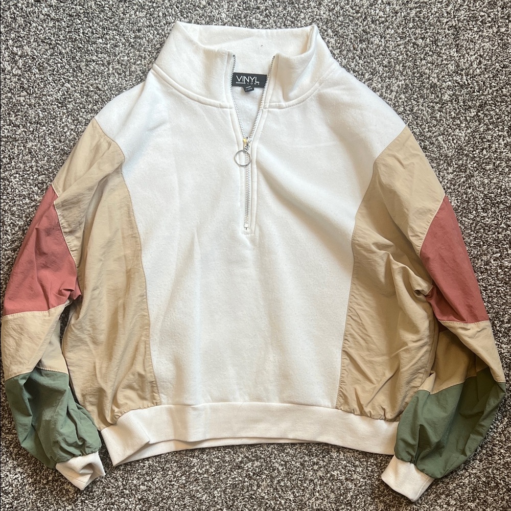 Vinyl Icons Cream Pullover